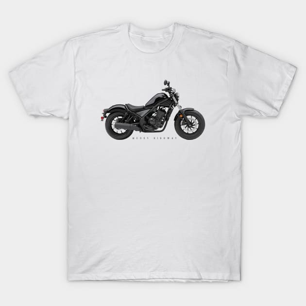 Honda Rebel 300 20 black sn Honda Motorcycles T Shirt TeePublic